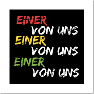 Einer Von Uns Shirt Gang Crew Clique Geschenkidee Posters and Art